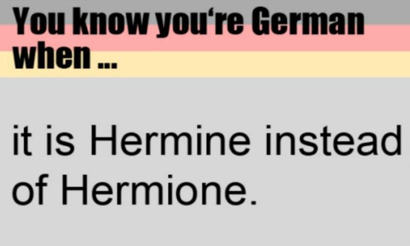 Youre German-Hermine-statt-Hermione
